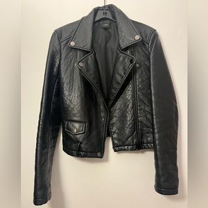 Joe’s Jeans Vegan Leather Jacket, size medium